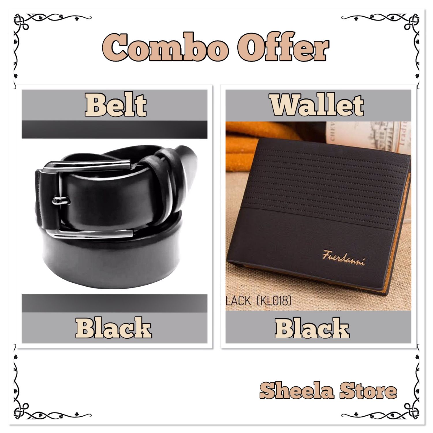 Belt and wallet combo Offer: 6544