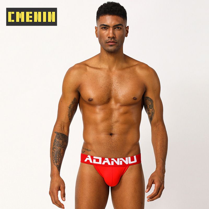 CMENIN 1pcs  Print Cotton  Men Underwear thongs Mens Jockstrap  Thongs And G strings CMENIN 1pcs Quick Dry LOGO Innerwear AD131