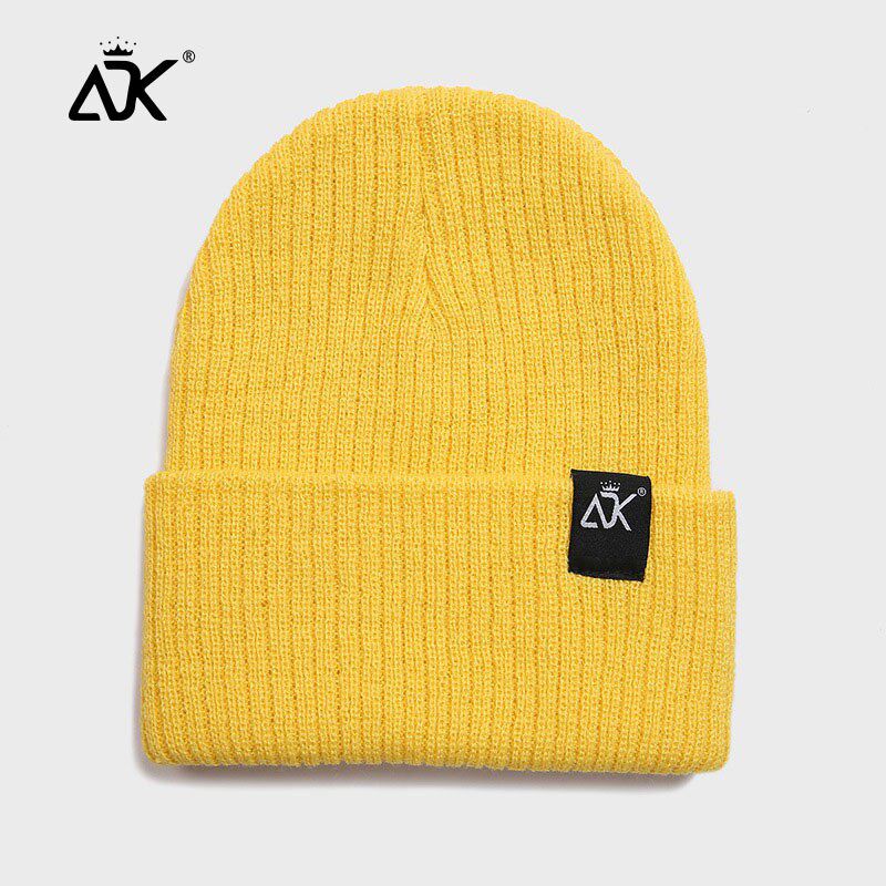 Men's Hat Winter Autumn Soft Simple Ribbed Cuffed Hats Brimless Bonnet Breathable Casual Beanies Hip Fisherman Cap