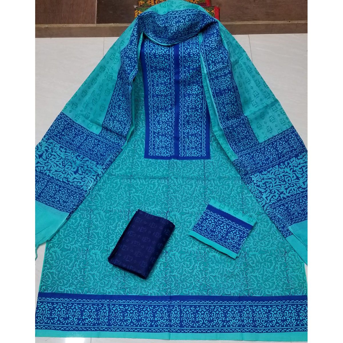 Cotton Skin Print Dress