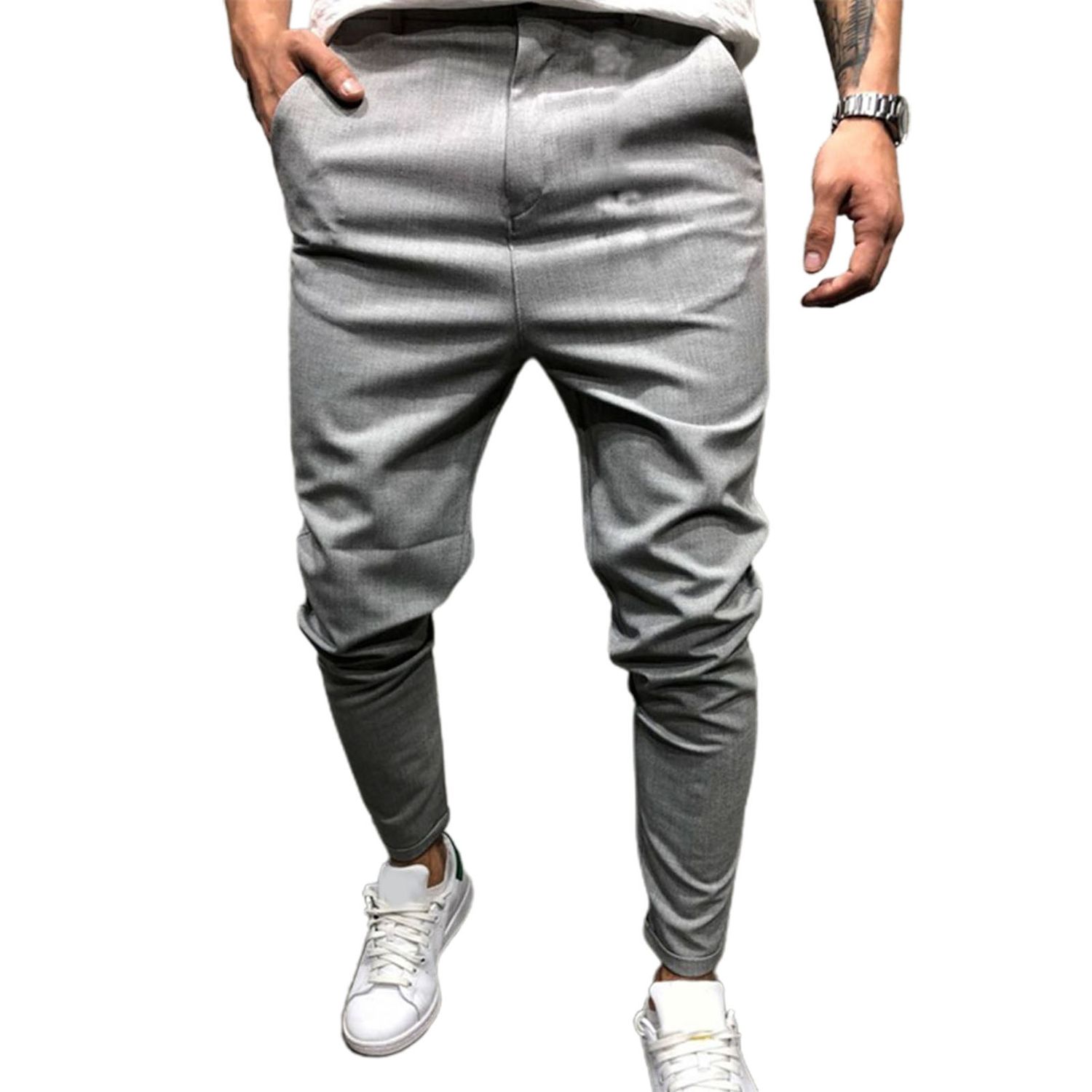 Trousers Ankle Length Deep Crotch Autumn Pants