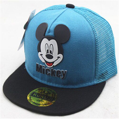 Lovely Mesh Baseball Boys Girls Adjustable Caps Fashion Cartoon Mickey Children Snapback Hat Sun Hats Outdoor Cap