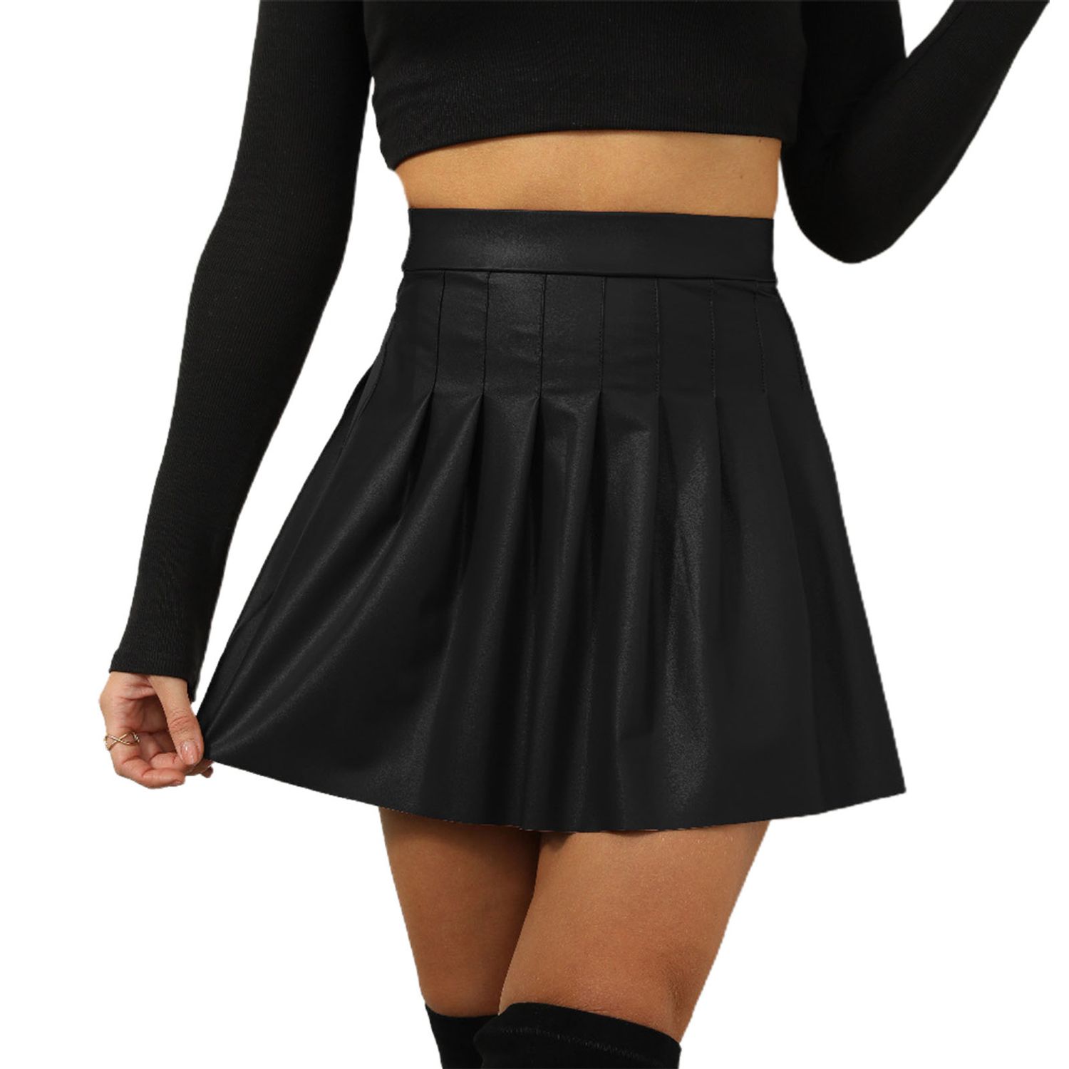 Women Skirt Above Knee Young Lady Skirt