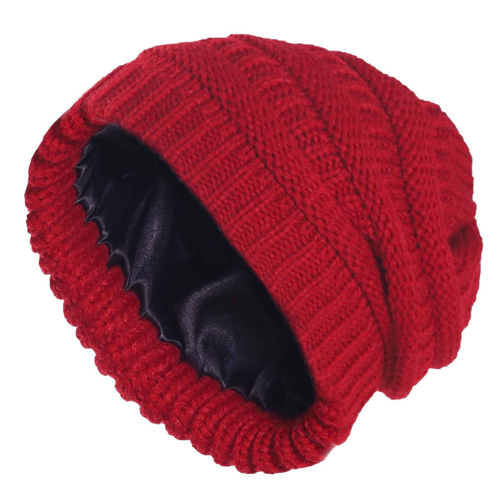 Beanie Cap Warm Pure Color Breathable Beanie Cap
