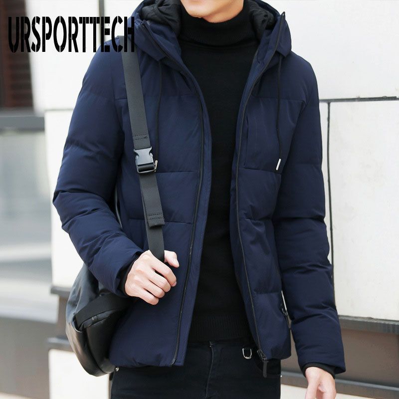 Winter Jacket Men Parkas Casual Hooded Fashion Winter Coat Male Parkas Outerwear Thick Warm Slim Coats Plus Size M-4XL