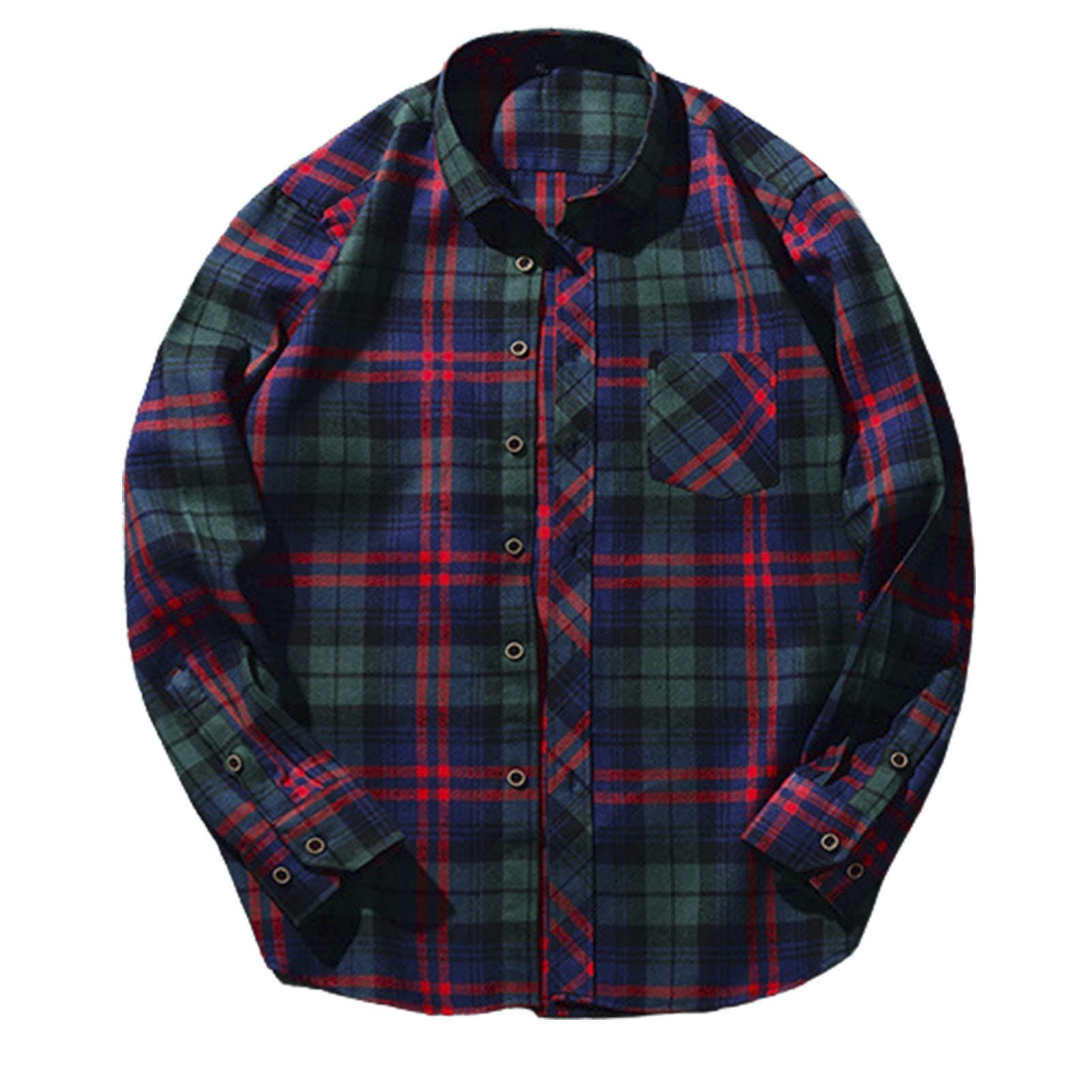T-shirt Plaid Fit Men T-shirt
