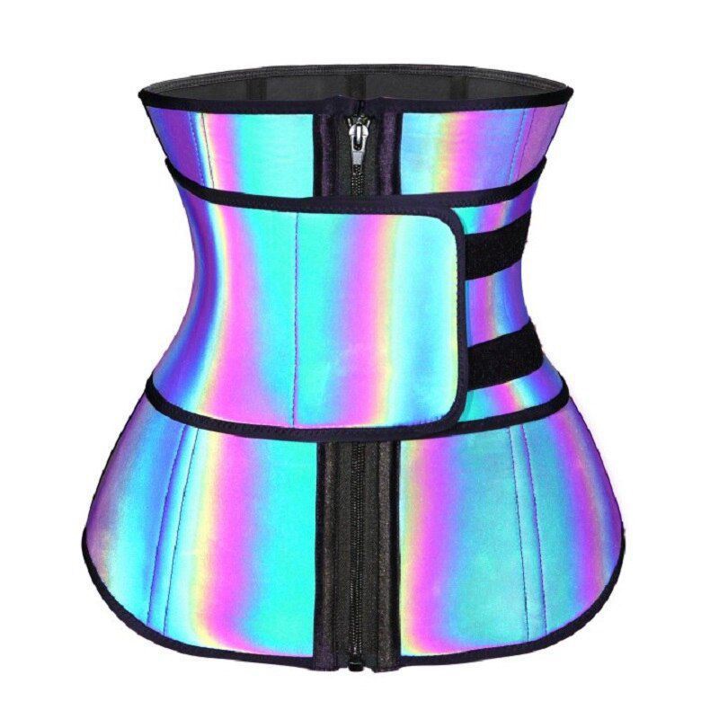 S-3XL Latex Waist Trainer Wome Reflective Waist Corset Body Shaper Sweat Shapewear Belts for Women Waist Cinchers Neoprene Belt