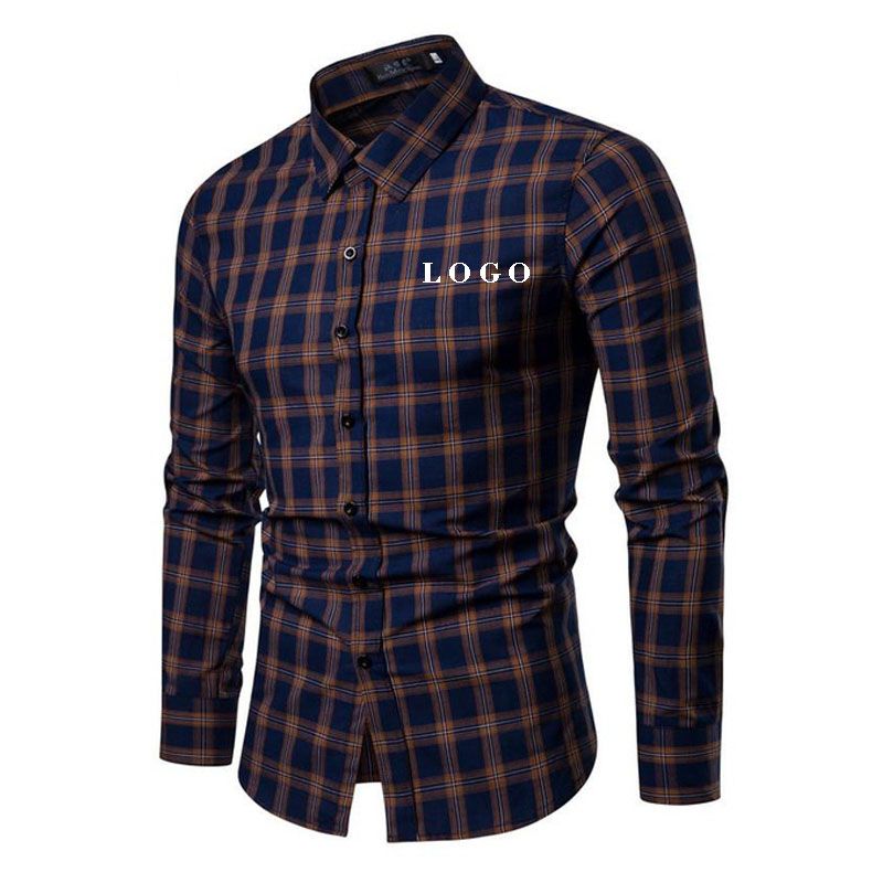 Multicolor 100% Cotton Fashionable Check Slim fit Shirt For Men