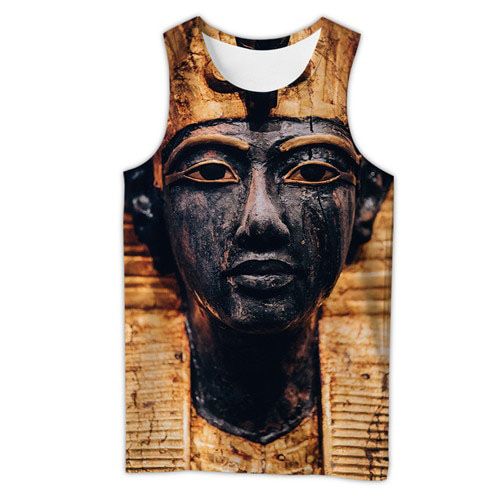 PLstar s Horus Egyptian God Eye of Egypt Pharaoh Anubis face Symbol 3DPrint UniSummer Vest/TaTop Mens Womens  s-2