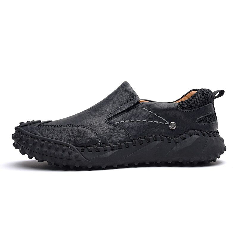 Leather Men Shoes Luxury Trendy 2021 Casual Slip on Formal Loafers Men Moccasins Italian Black Male Driving Shoes Sneakers Hot