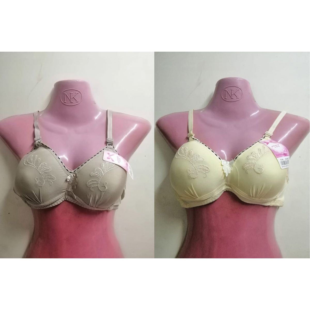 2 PC Stylish comfortable soft fome bra for womens Size (34-38)-2