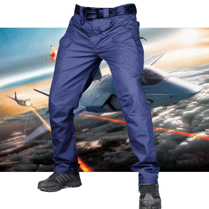 NEW Men's Casual Cargo Pants Waterproof Outdoor Hiking Jogger Multi-pocket Work Pant Military Tactical Trousers Plus Size 6XL