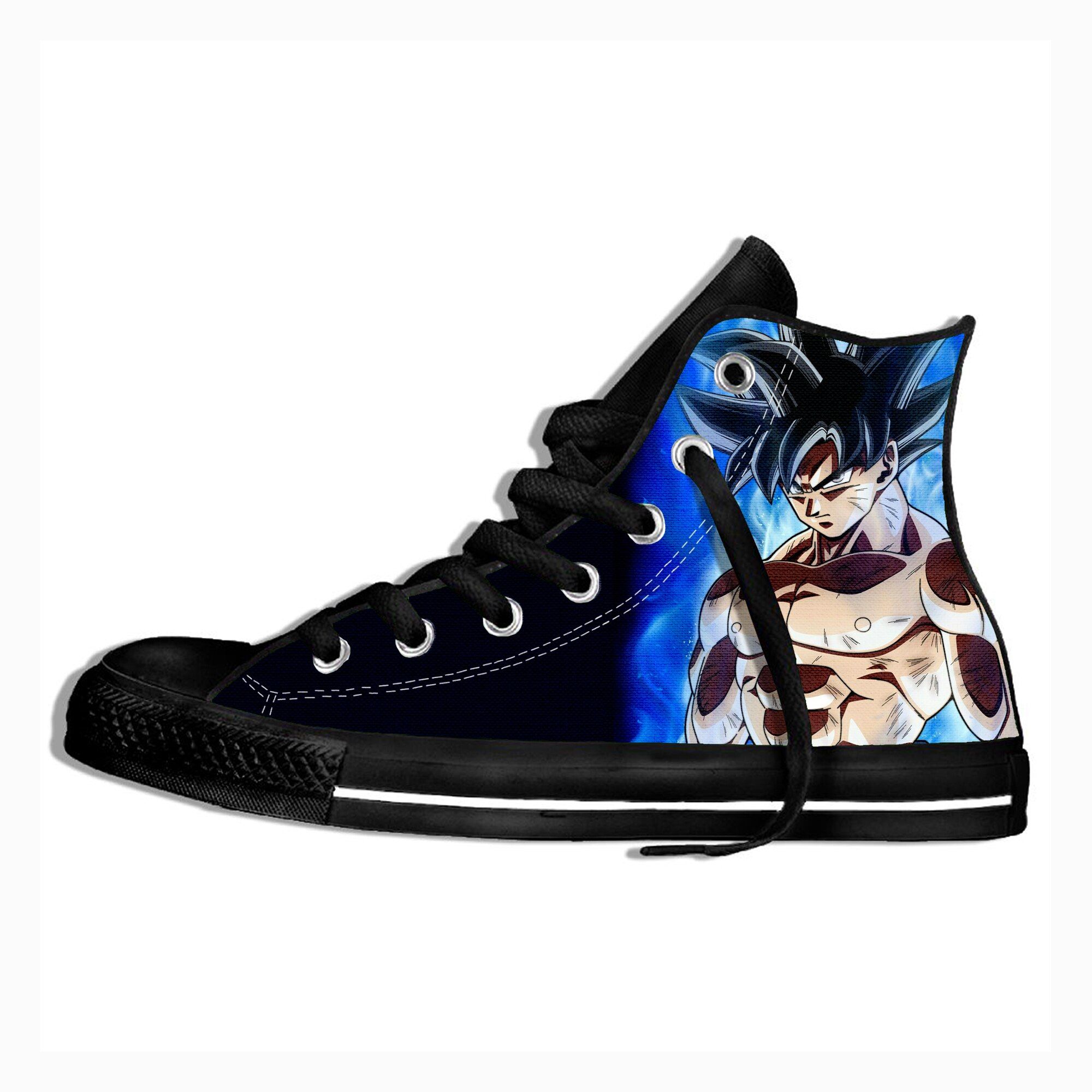 Son Goku Fashion Men Shoes New Men Casual Shoes High Top Sneakers Men Vulcanized Shoes  Sneakers Quality Mens Sneakers