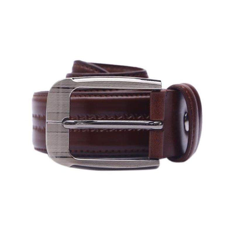 Dark Chocolate Leather Belt For Men