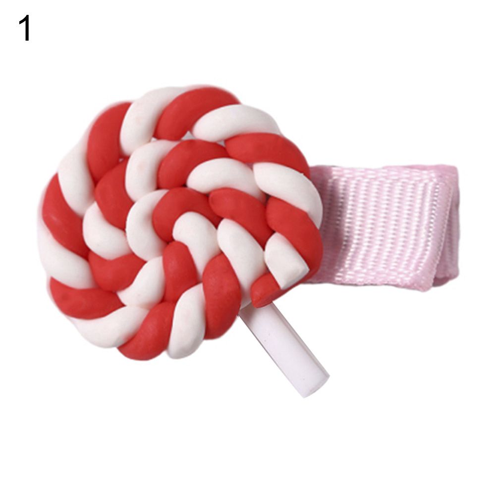 Cute Lollipop Cloud Rainbow Hairgrip Girls Hair Clip Hairpin Party Headwear