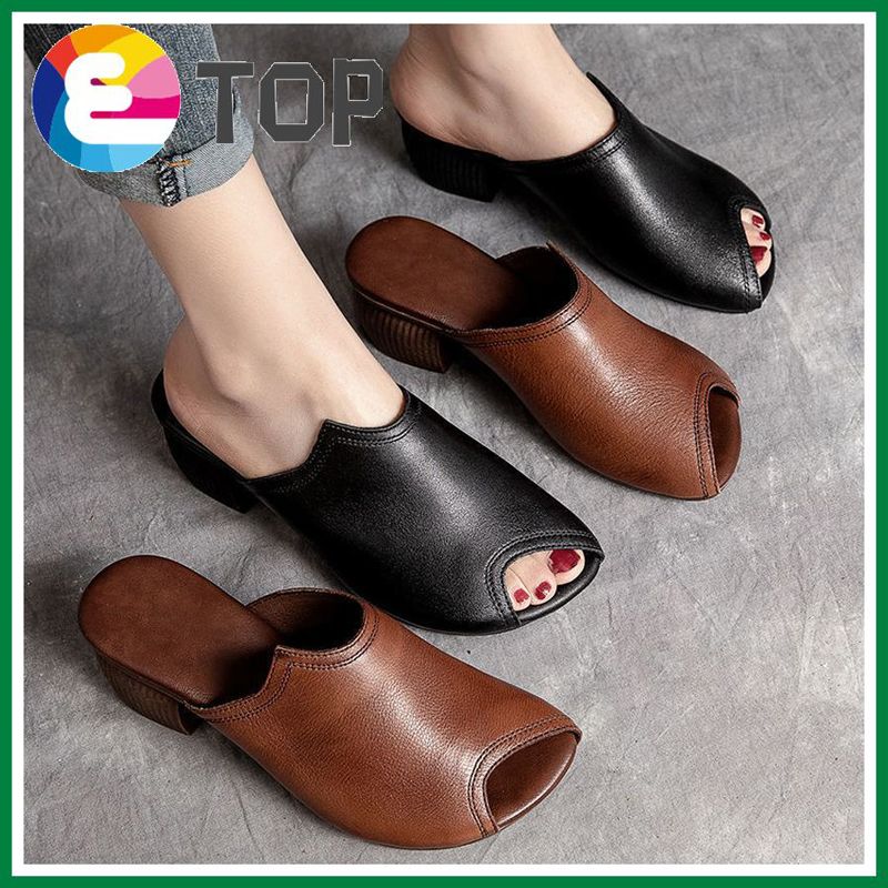 Wedge Sandals For Women Slippers For Women Rubber Shoes For Women Platform Sandals Work Leather Shoes New 060211
