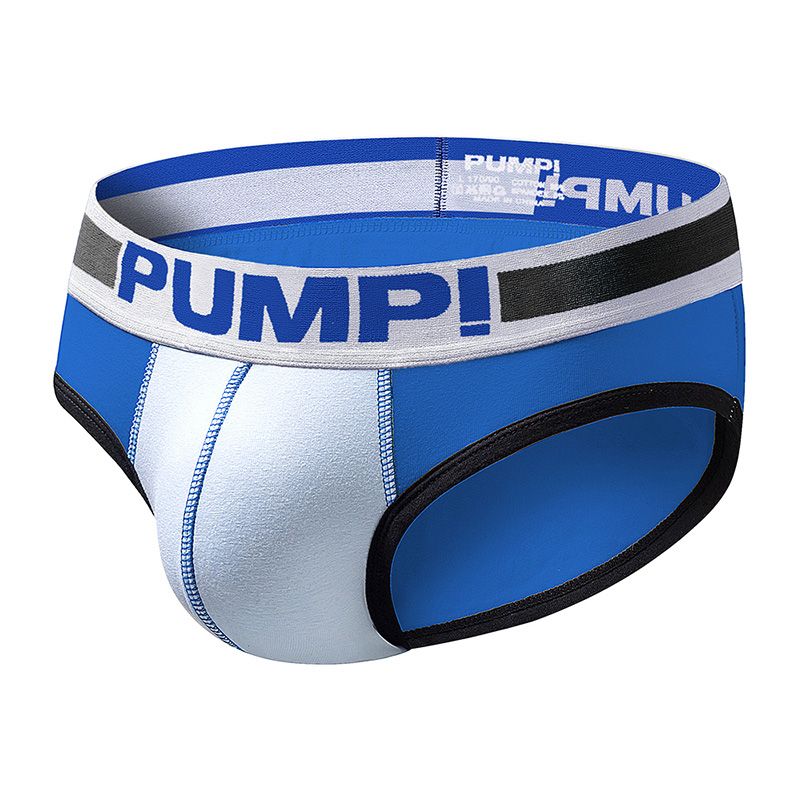 CMENIN (1 Pieces) PUMP Low waist Ice Silk Underwear Men Jockstrap Briefs Low Waist Men Underpants Male Panties Splice Mens Innerwear H69