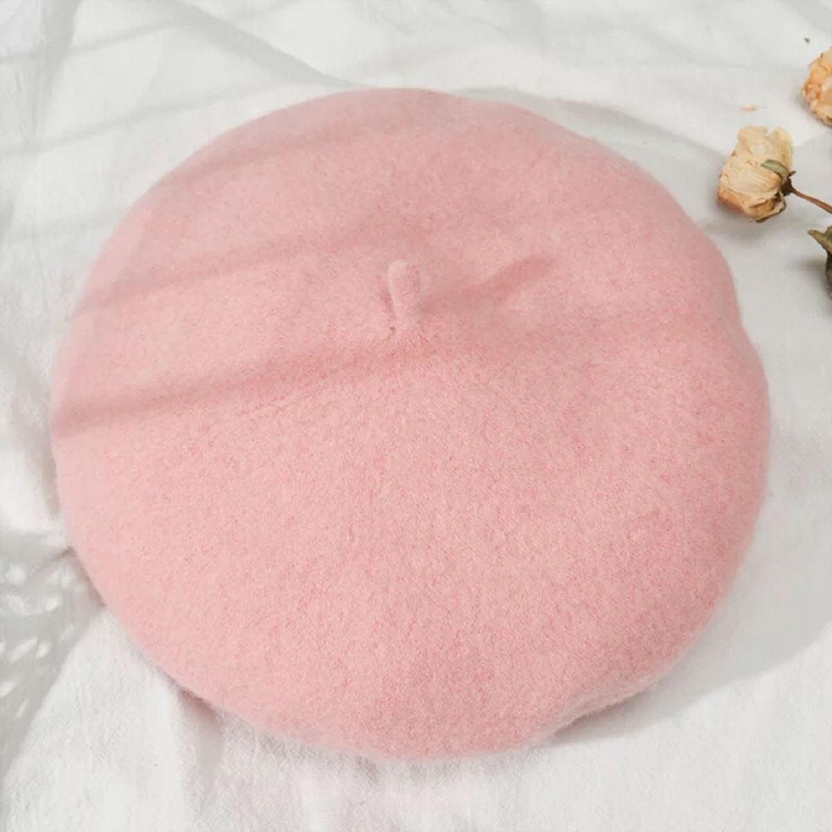 France Beret Hat Painter Flat Cap Women Vintage Wool Berets Hat Solid Color Bonnet Caps Casquette Female Warm Winter Cap