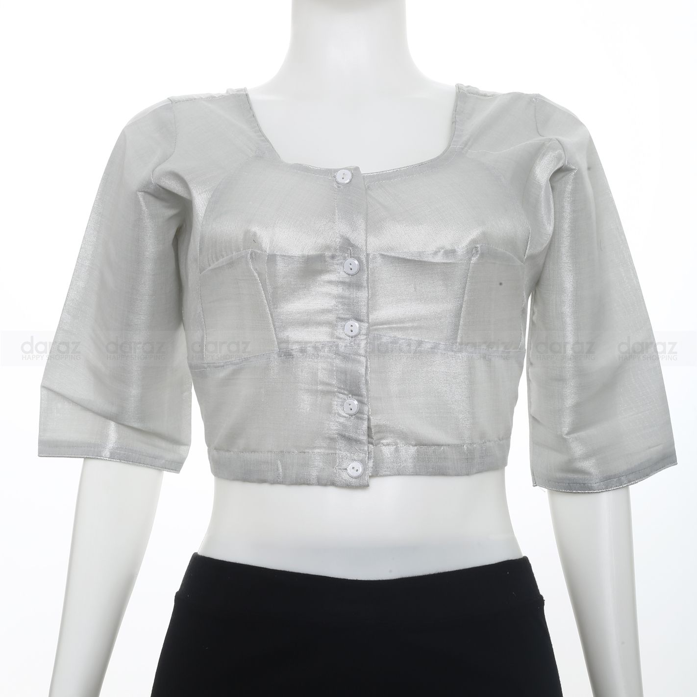 Indian Katan Sharee Blouse Bra Cut For Women Best Quality Product 01 pcs - Blouse For Women