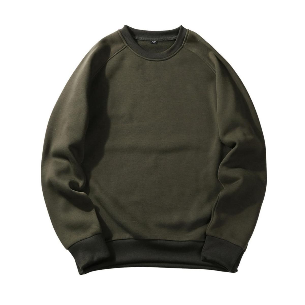 Men pure color Sweatershirts 8 color Fashion sweater S-2XL