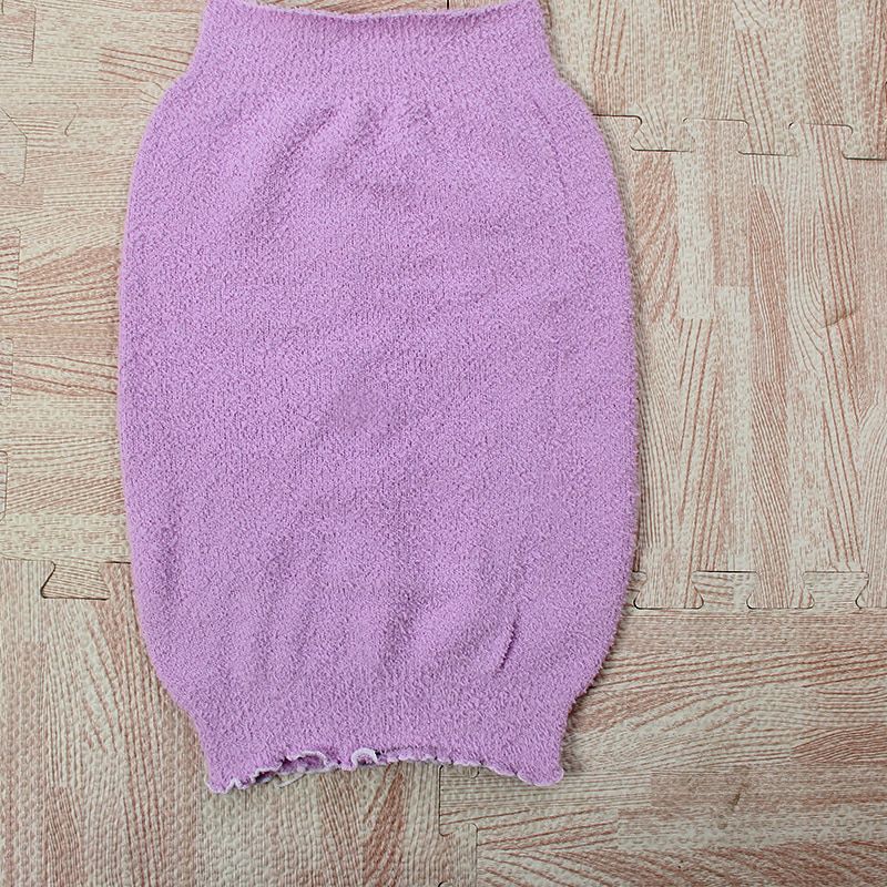 Soft belly circumference warm and cold proof plush ultrafine fiber waist circumference autumn and winter household warm stomach
