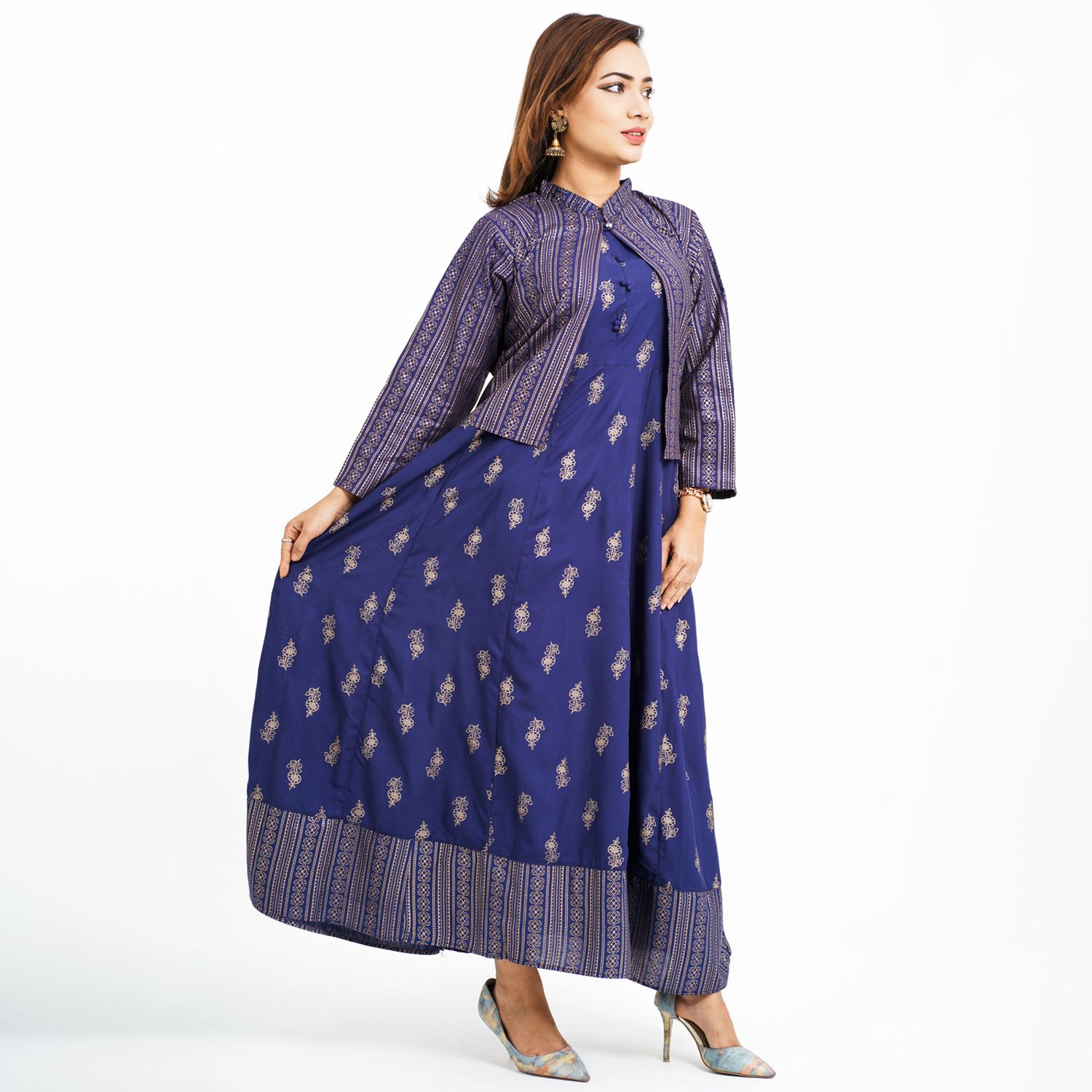 Stylist  Koti kurti-Blue
