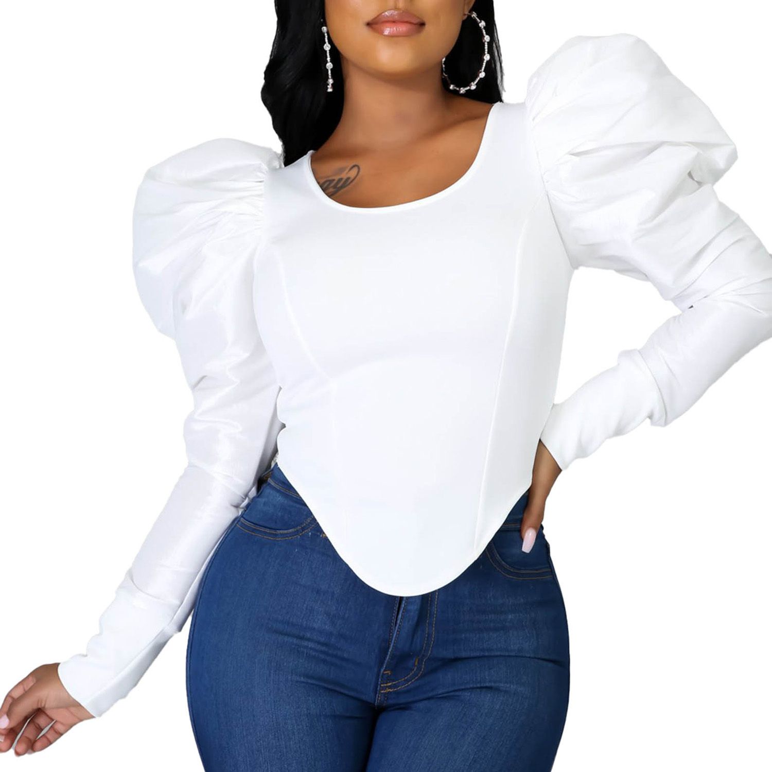 Women Top Anti-fade Trendy Female Pullover Spg Blouse Top