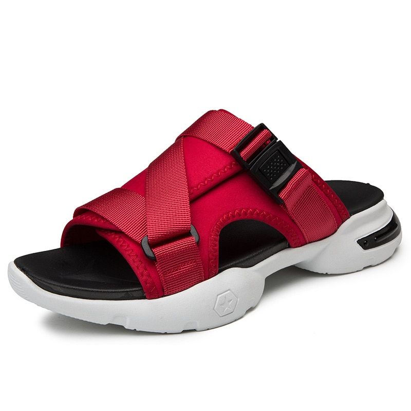 Summer Outdoor Beach Men Sandals Men Comfortable Sandals Man's Beach Slippers Non-Slip Soft Rubber Men's Water Shoes