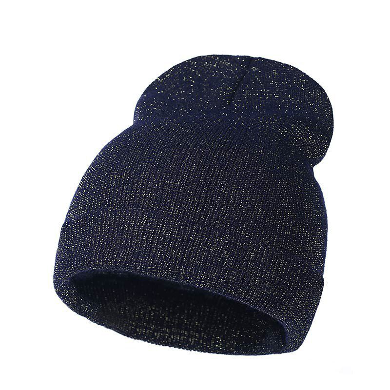 2020 Shine Lovely Winter Autumn Beanie Women Soft Knitting Skullies Beanies Hat Female Fashion Beanie Girl Hats