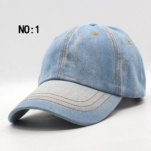 Baseball Cap Men Women Snapback Caps Brand Homme For Women Falt Jeans Denim Blank Gorras Casquette Plain 2019 Cap Hat