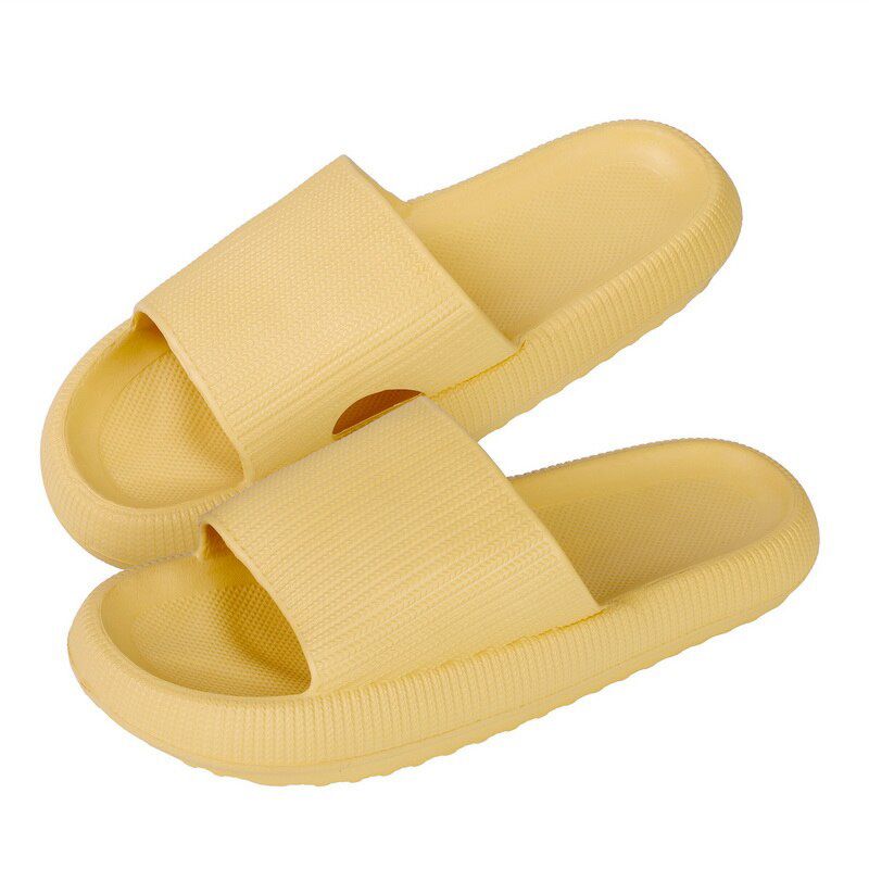 Uni Women Thick Platform Slippers Summer Beach Eva Soft Sole Slide Sandals Leisure Men Ladies Indoor Bathroom Anti-slip Shoes