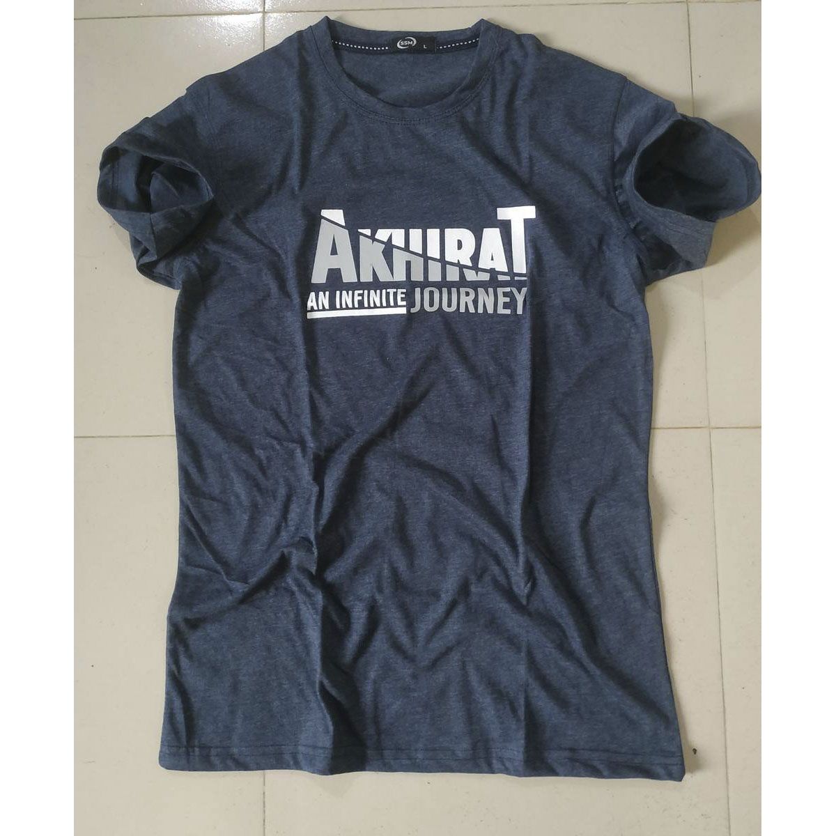 Navy Blue Islamic Cotton Half Sleeve T-shirt for Men - T Shirt For Man - T Shirt For Man - T Shirt - T Shirt For Man - T Sirt