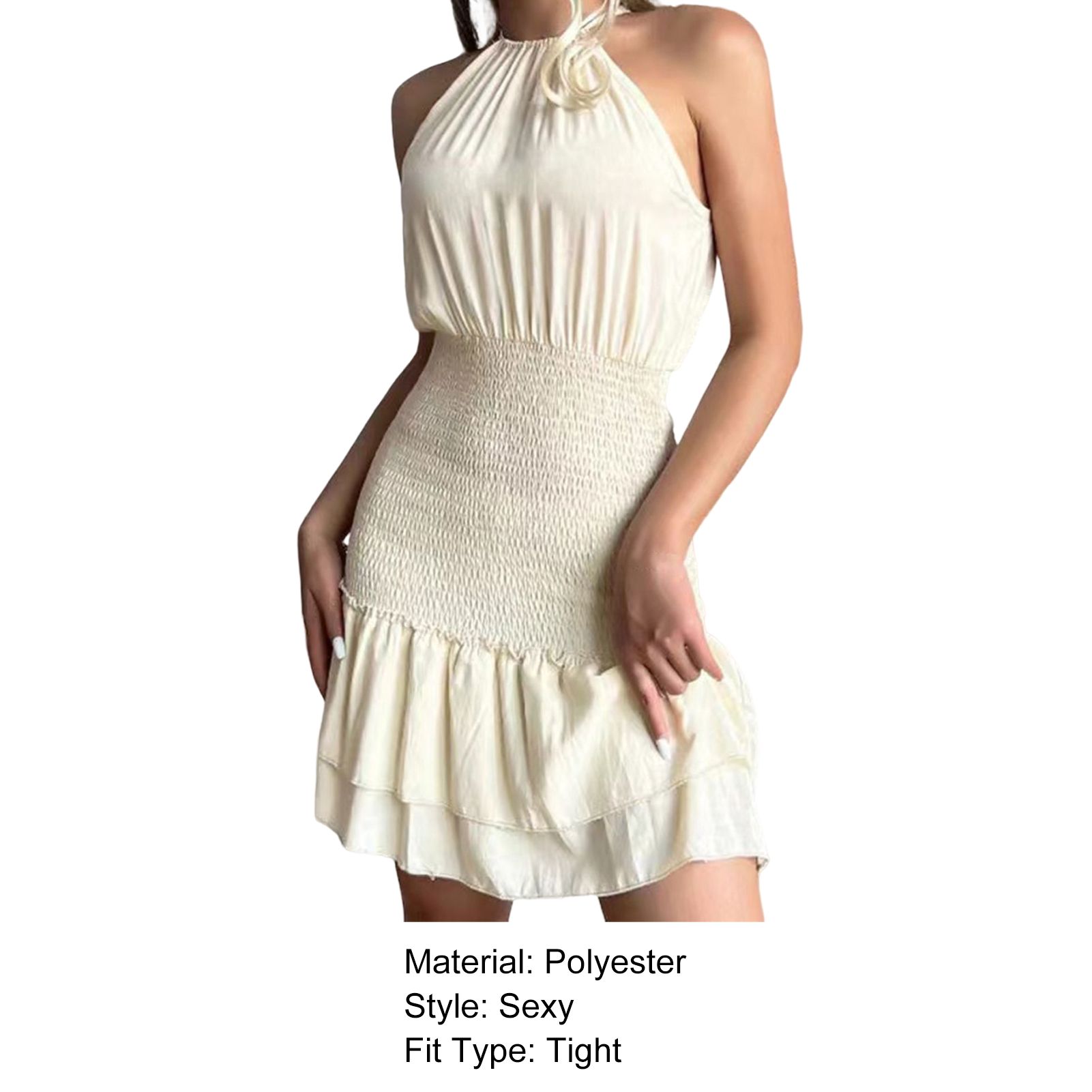 Sunnyheart Summer Sheath Dress Close-fitting Two-layer Summer Sheath Dress