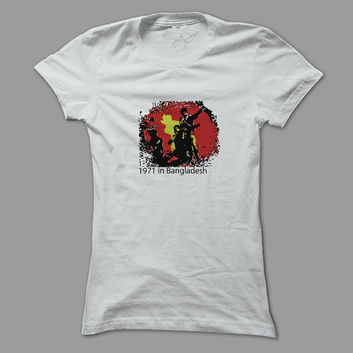 1971 White Polyester T-shirt  Taz Fashion