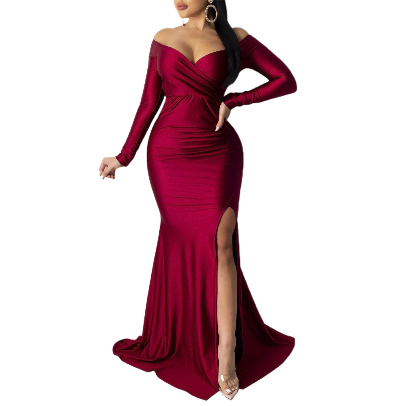 Evening Dress Wear Resistant One Shoulder Women Formal Dress