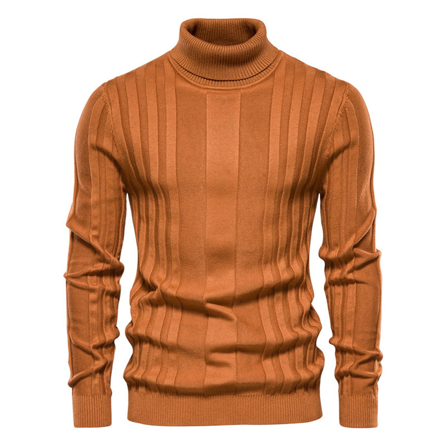 Men Pullover Tear Resistant Fine Stitching Men Turtleneck Sweater
