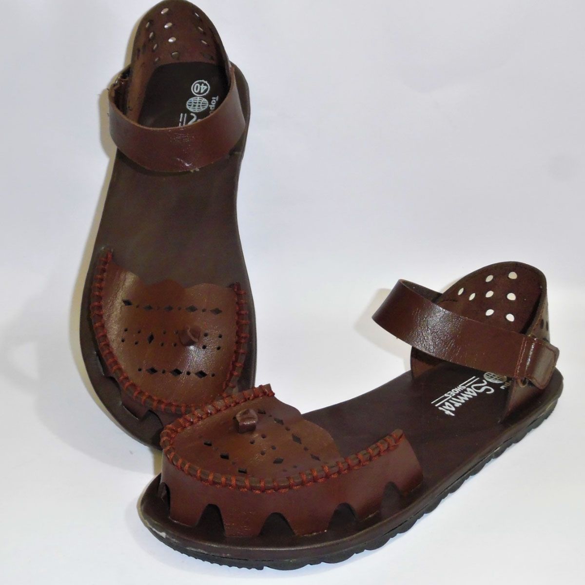 Stylish Trendy Leather Belt Sandal For Men