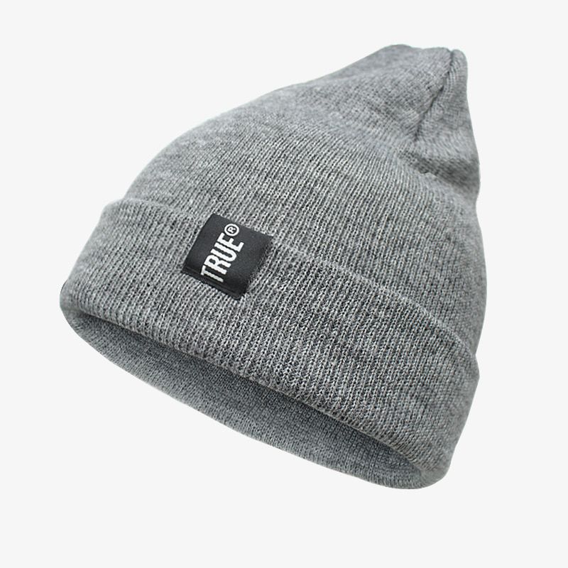 Beanies Hat for Women Men Solid Woolen Thickened Knit Cap Warm Men‘s Hat Winter Bonnet Soft Skullie Hat