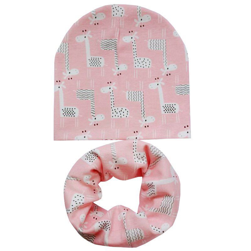 New Outdoor Warm Cap for Boys Girls Windproof Children Beanies Cap Scarf Spring Autumn Winter Cotton Baby Hat Baby Girls Hat