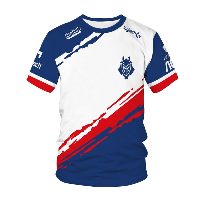 Summer Hot Style G2 Escap Uniform T-shirt 2020 LOL CSGO Player Kunden Name Fan T-shirt Hochwertige G2 Esports Personal ID Shirt