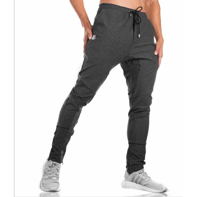 Slim Fit Rib Trousers/Joggers For Men