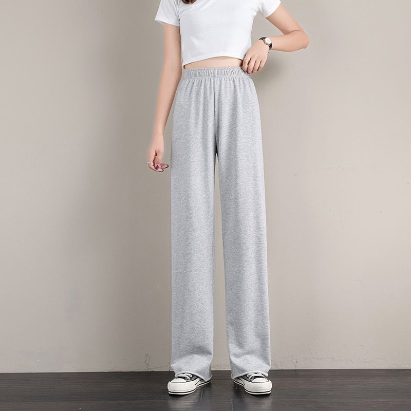Women's pants female streetwear joggers oversize high waisted Korean style Fashion wide leg sweatpants baggy