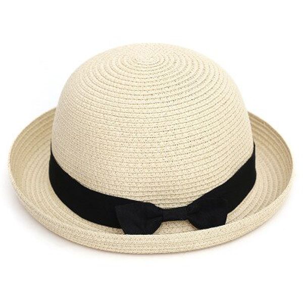 BING HAO XUAN Wholesale Sun Hat Flat Straw Hat Girls Summer Hats For Women Beach Panama Flat Straw Hat Chapeau Femme