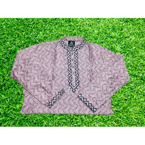 Fashionable Cotton Panjabi for Men Cotton Panjabi for Men Stylish Cotton Panjabi for Men Stylie Semi Long Cotton Panjabi For Men Flower Punjabi is the same as you see.InshaAllah.