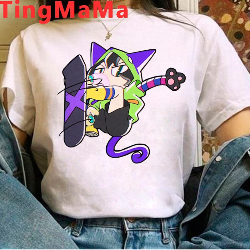 New Japanese Anime SK8 The Infinity T Shirt Men Kawaii Cartoon Skateboard Boys Graphic Tees Harajuku Uni Tops T-shirt Male