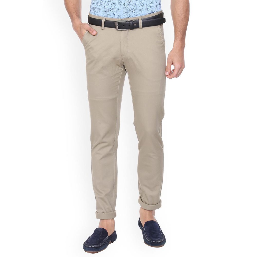 Dark cream Gabardine Pant For Men