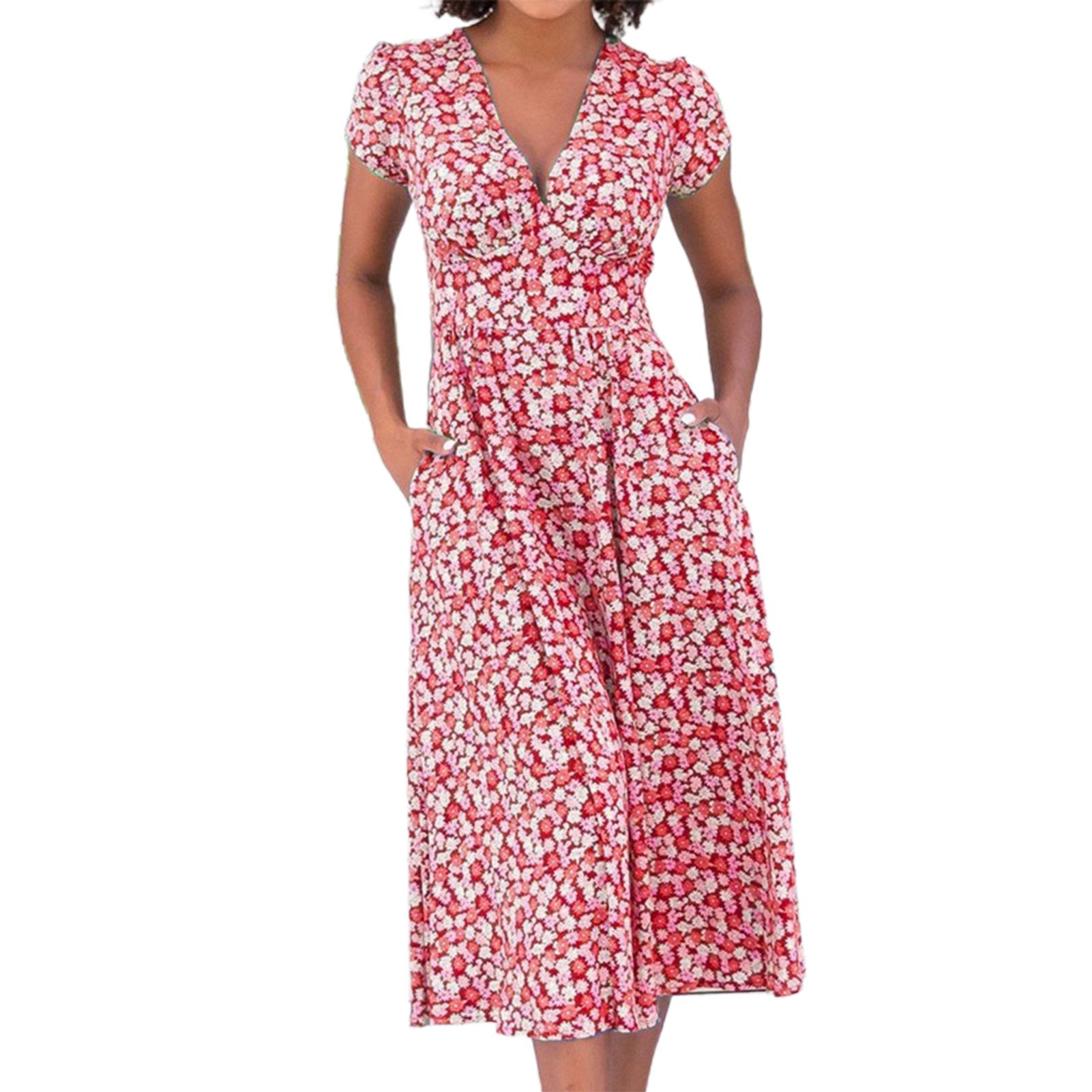 Summer Dress Breathable Short Sleeve Women Dress