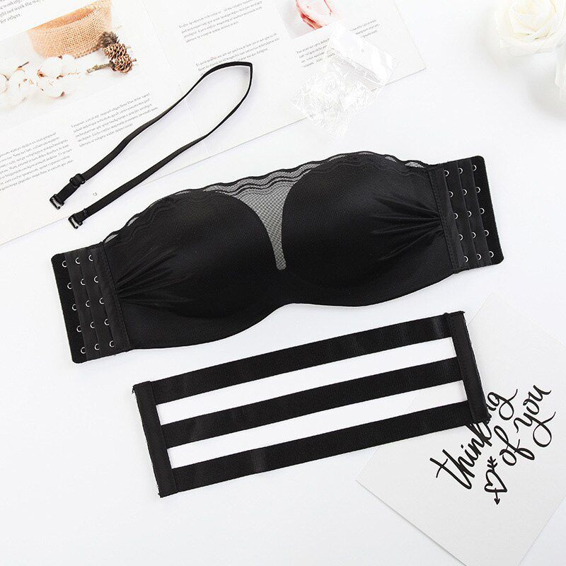 2019 Summer Lingerie Comfortable Push Up Lace Bra Top Back Closure Five Hook-And-Eye (3/4 Cup)  Women Lingerie