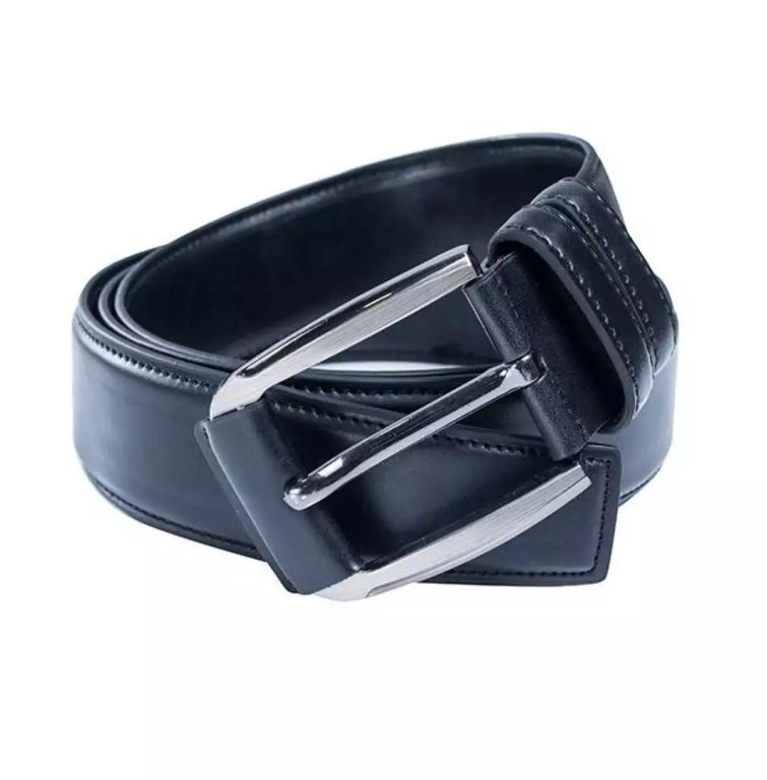 artificial leather belt for men (Black )