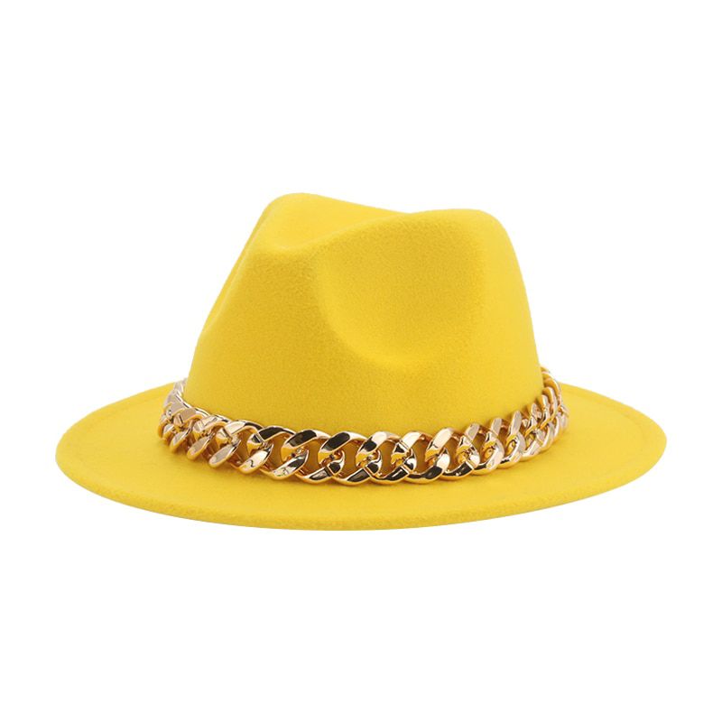 Hats for Women Fedoras Kids Hat Boys Girls Fedora Hat Chain Luxury Cute 52cm Small Baby Winter Hats Panama Fedoras Chapeau Femme